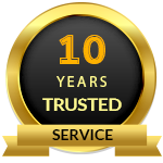 10 Years Trusted Service